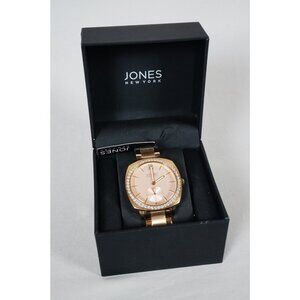 Jones New York Rose Gold Tone Classic Women's Watch - New Battery